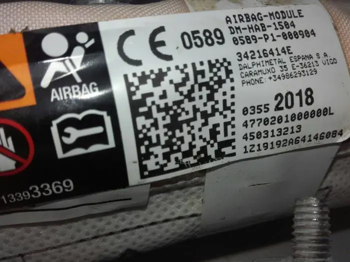 Airbag hemel links Citroen C3 Aircross